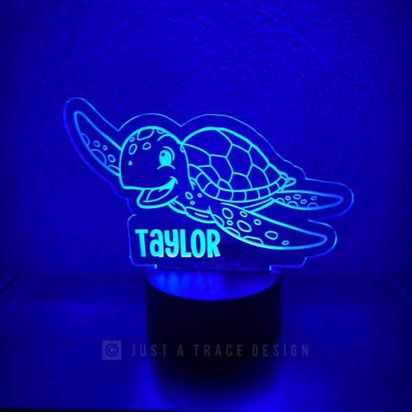 Turtle Night Light Etsy