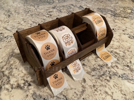 Sticker and Label Roll Dispenser