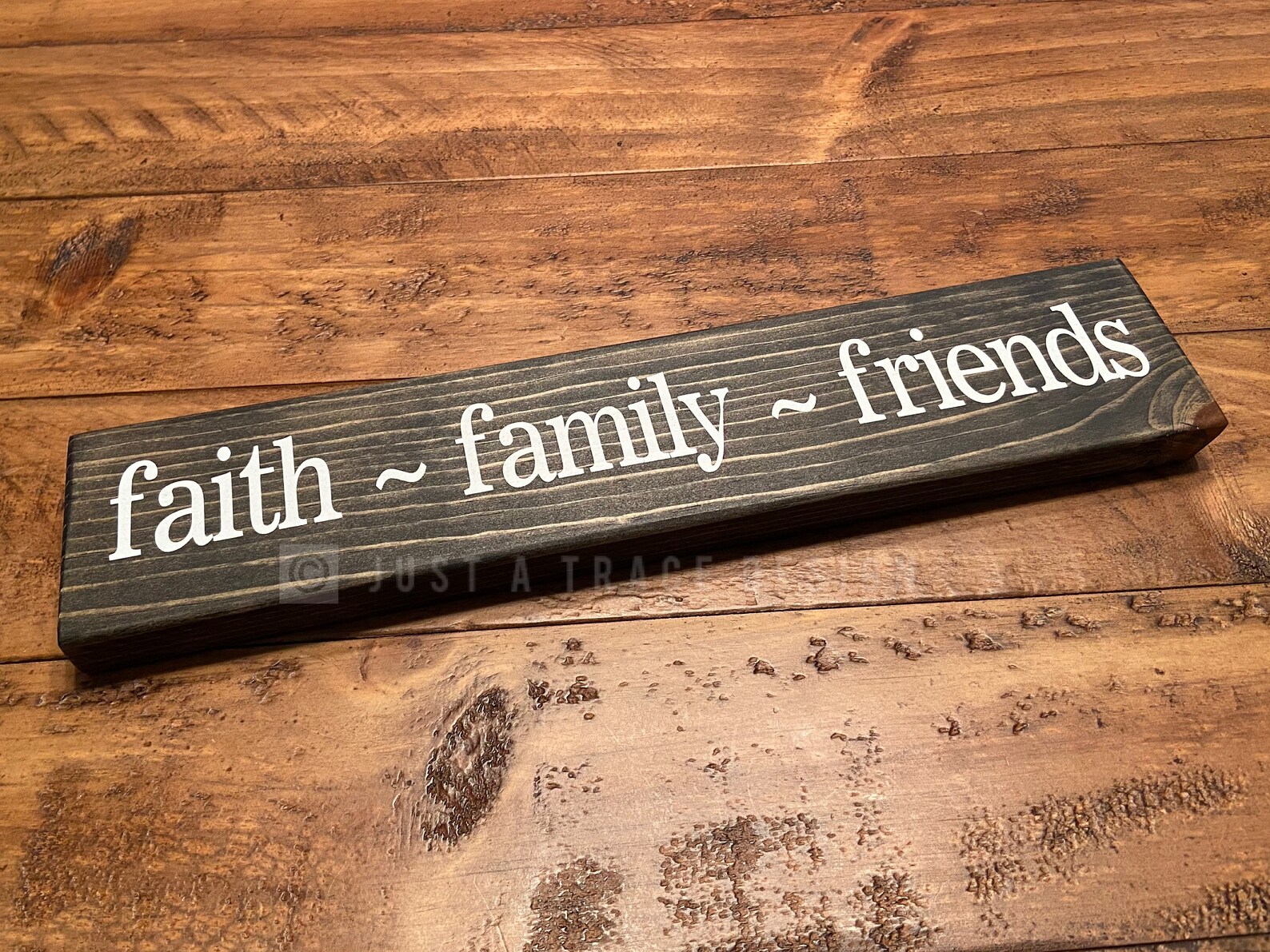 Faith Family Friends Sign Wooden Sign Outdoors Home - Etsy