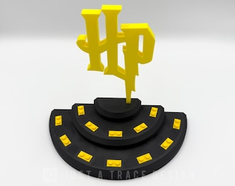 HP Brick Mini Figure Display Stand, Holds 11 Figures