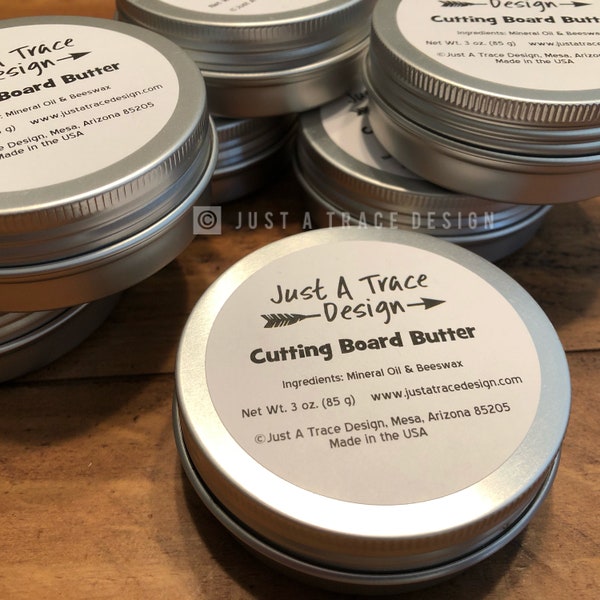 Cutting Board Butter, Cutting Board Conditioner, Cutting Board Oil, Butcher Block Oil, Spoon Butter, Food Safe Butter, Food Grade