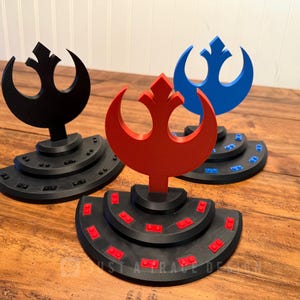 11 Mini Figure Display Stand for Lego®, Rebel Display Stand, Your Choice of Color, Mini Figure Display Stand, Custom Collectible Holder