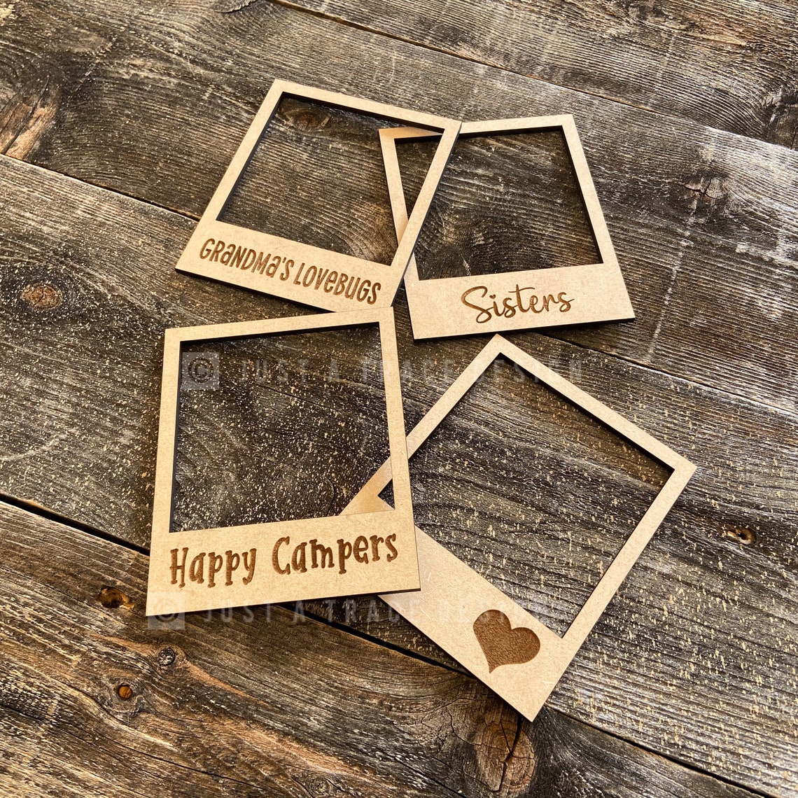 Polaroid Picture Frame Laser Cut and Engraved Etsy