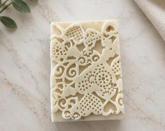 D'Rosa Soap Comfort Care Bar | Gentle Handmade Soap for Sensitive Skin | Calendula Soap | Daily Cleansing Bar | Artisan Skincare
