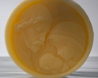 Holy family soap/ Spiritual gift/ baptism and communion gift favor.