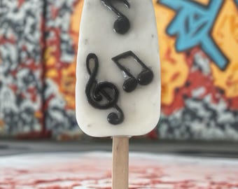 Handmade musical soap with coconut and verbena aroma - Handmade, vegan, ideal for creative gift.