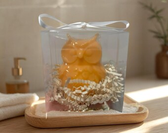 Handmade Owl Soap. Make bath time magical or brighten up your party favors!