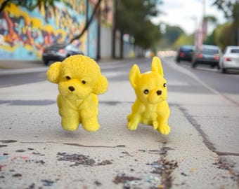 Fun dog shaped soap. Couple of puppies.