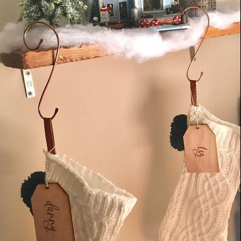 Stocking Hanger Mantel Shelf Hanger Christmas Decor Etsy