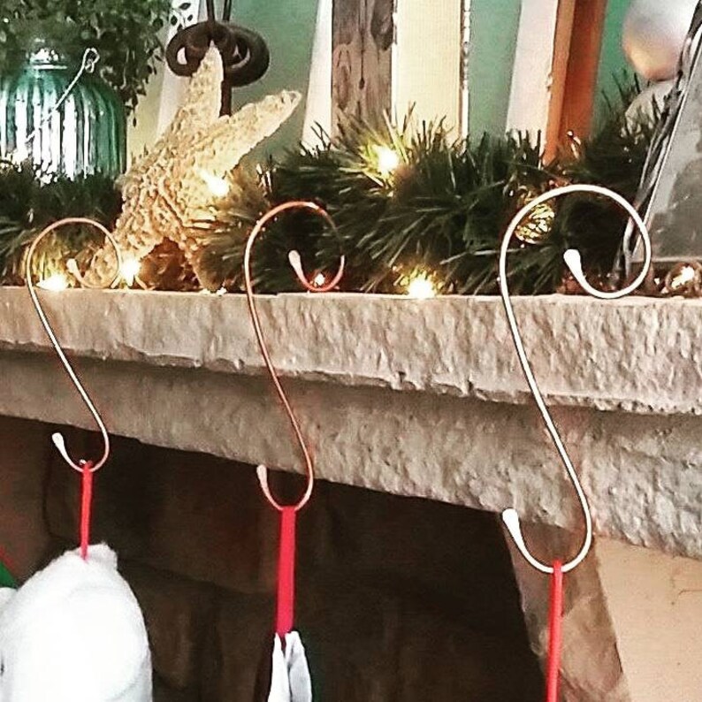 Set of 4 Stocking Hanger Christmas Stocking Holder Etsy