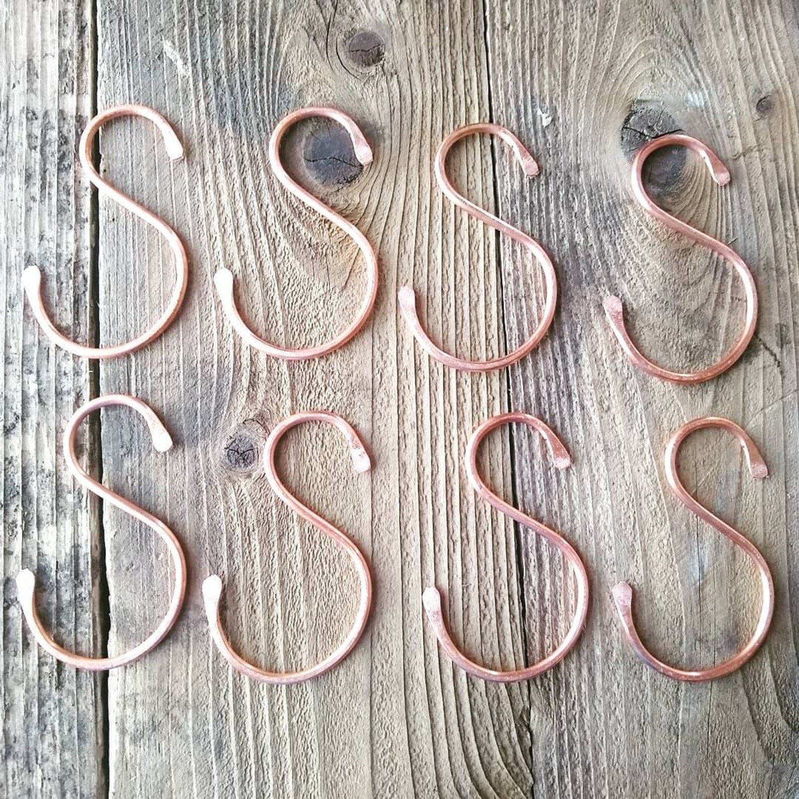 Solid Copper s Hooks. Pot Rack Hooks. You Choose Etsy