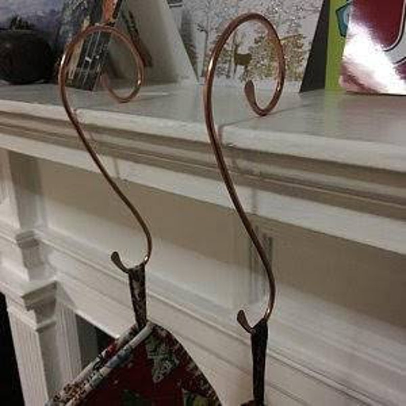 Set of 4 Stocking Hanger, Christmas Stocking Holder image 5