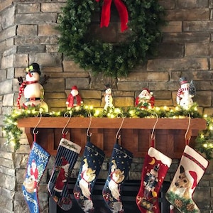 Set of 4 Stocking Hanger, Christmas Stocking Holder image 2