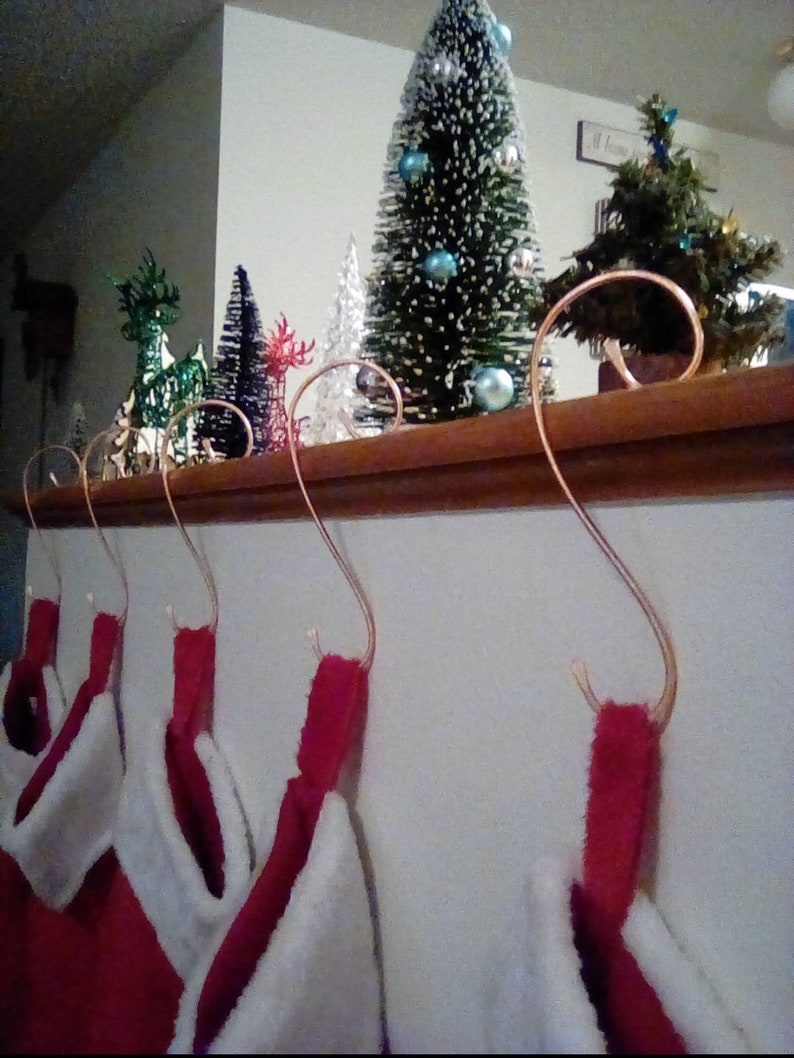 Set of 4 Stocking Hanger Christmas Stocking Holder Etsy