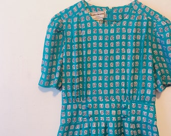 Vintage Shirt Pattern Dress