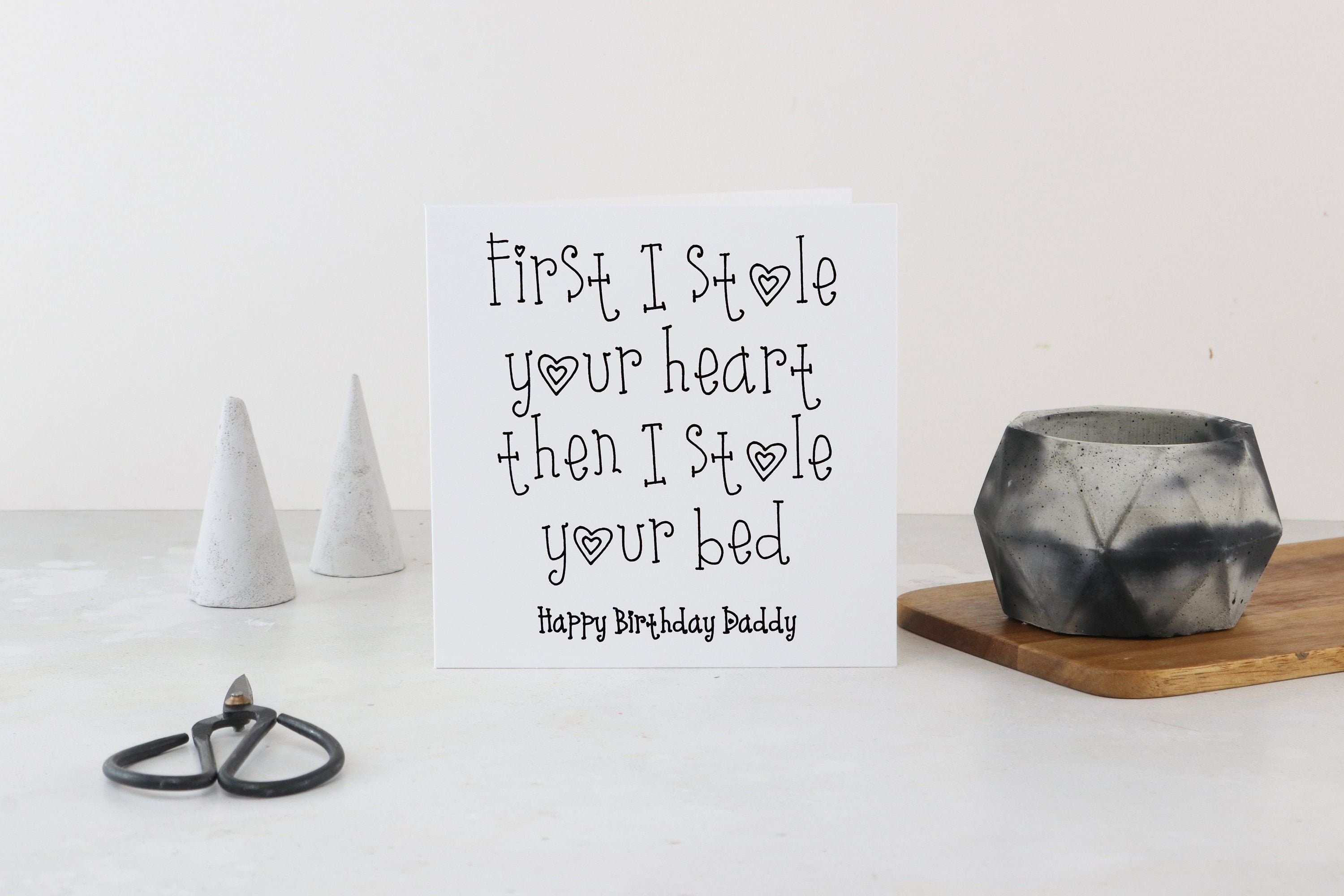 Daddy birthday card funny, happy fathers day card from dog, 1st fathe…