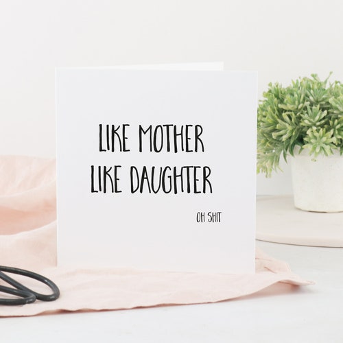 DIGITAL DOWNLOAD Funny Birthday Card for Mom. Printable - Etsy