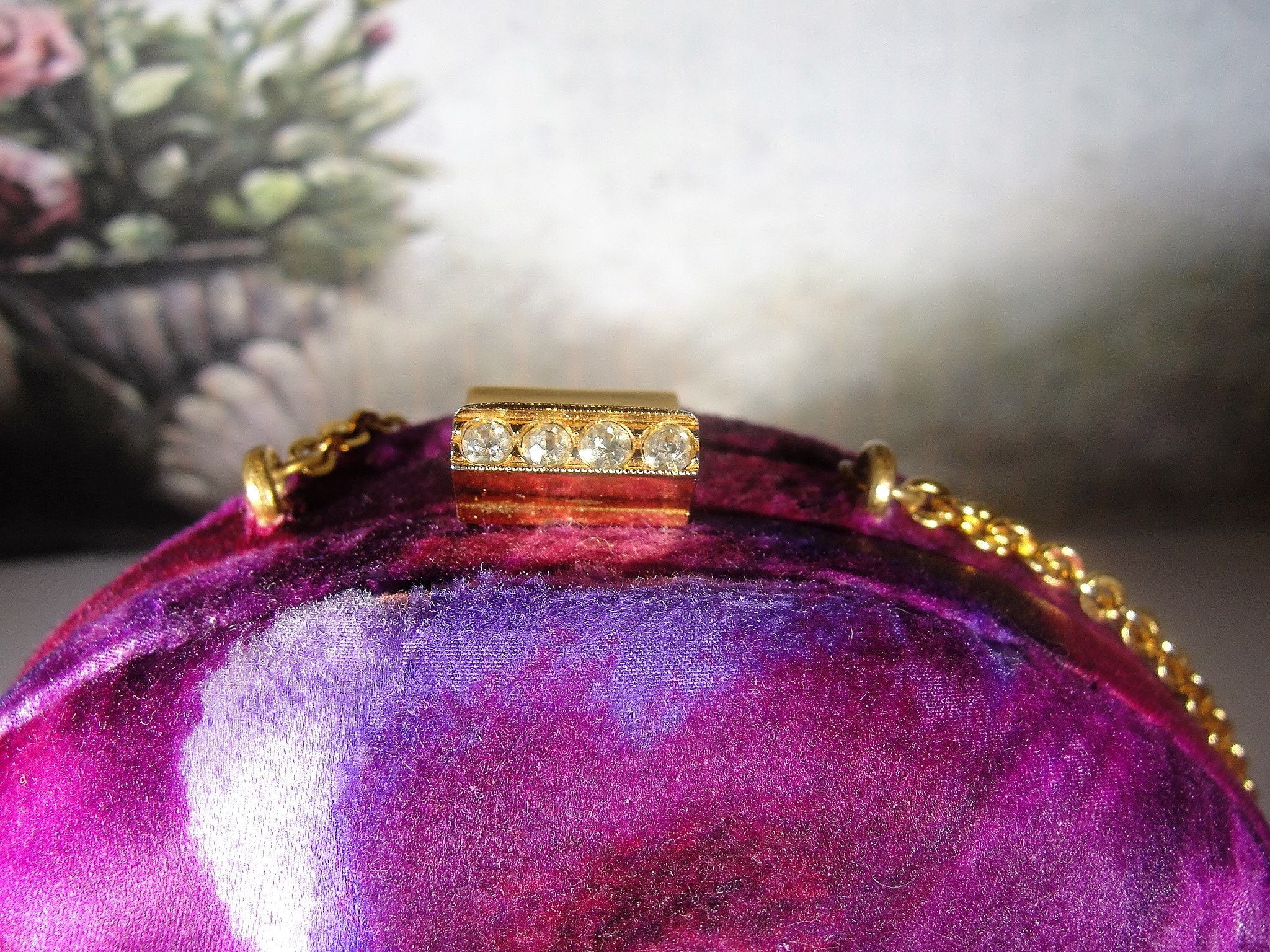 Opera Glasses and Clutch Purse, Psychedelic Mod Design Opera Glasses