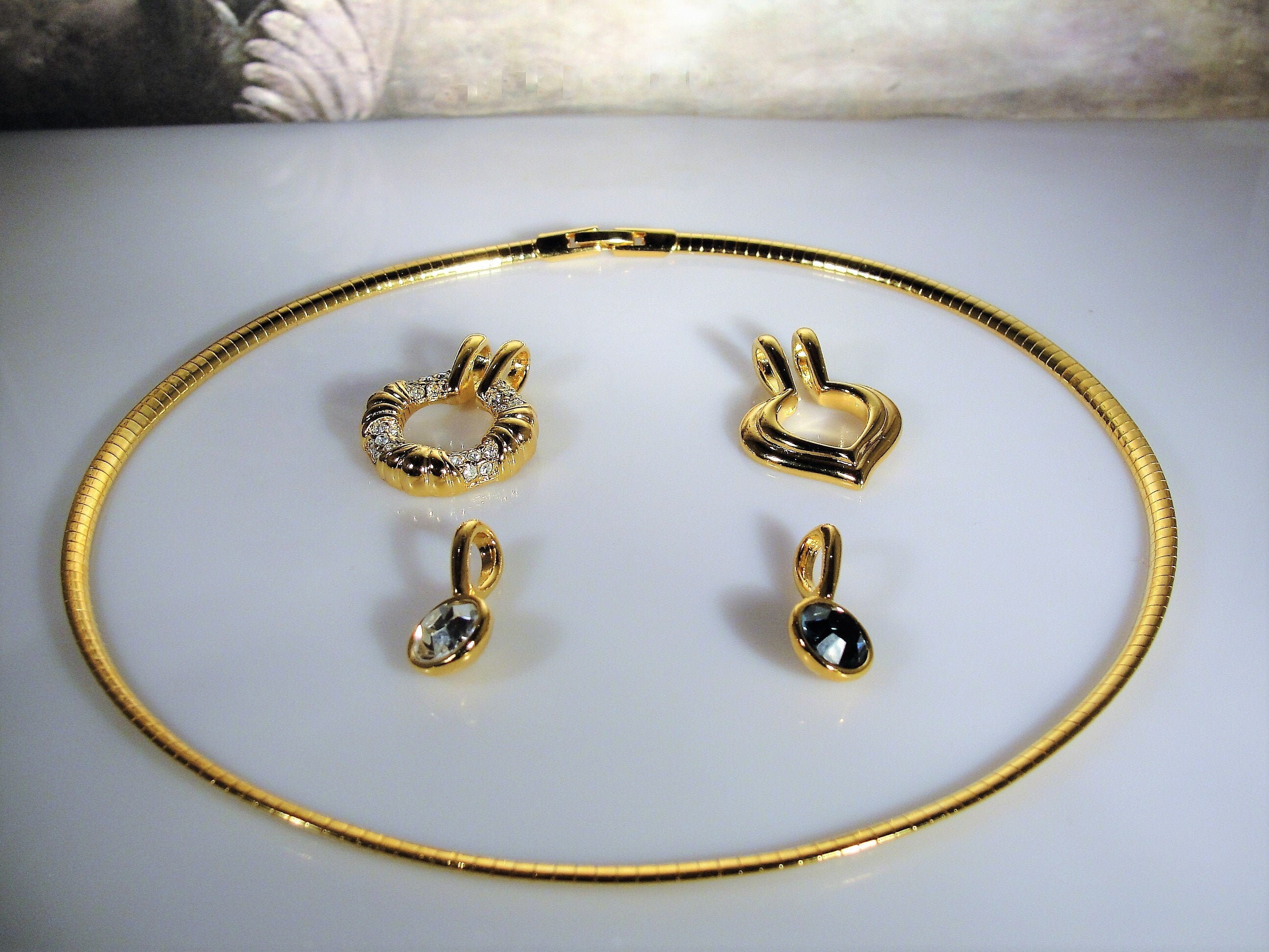 NOLAN MILLER Necklace. Glamour Collection, Omega Enhancer Necklace. 4