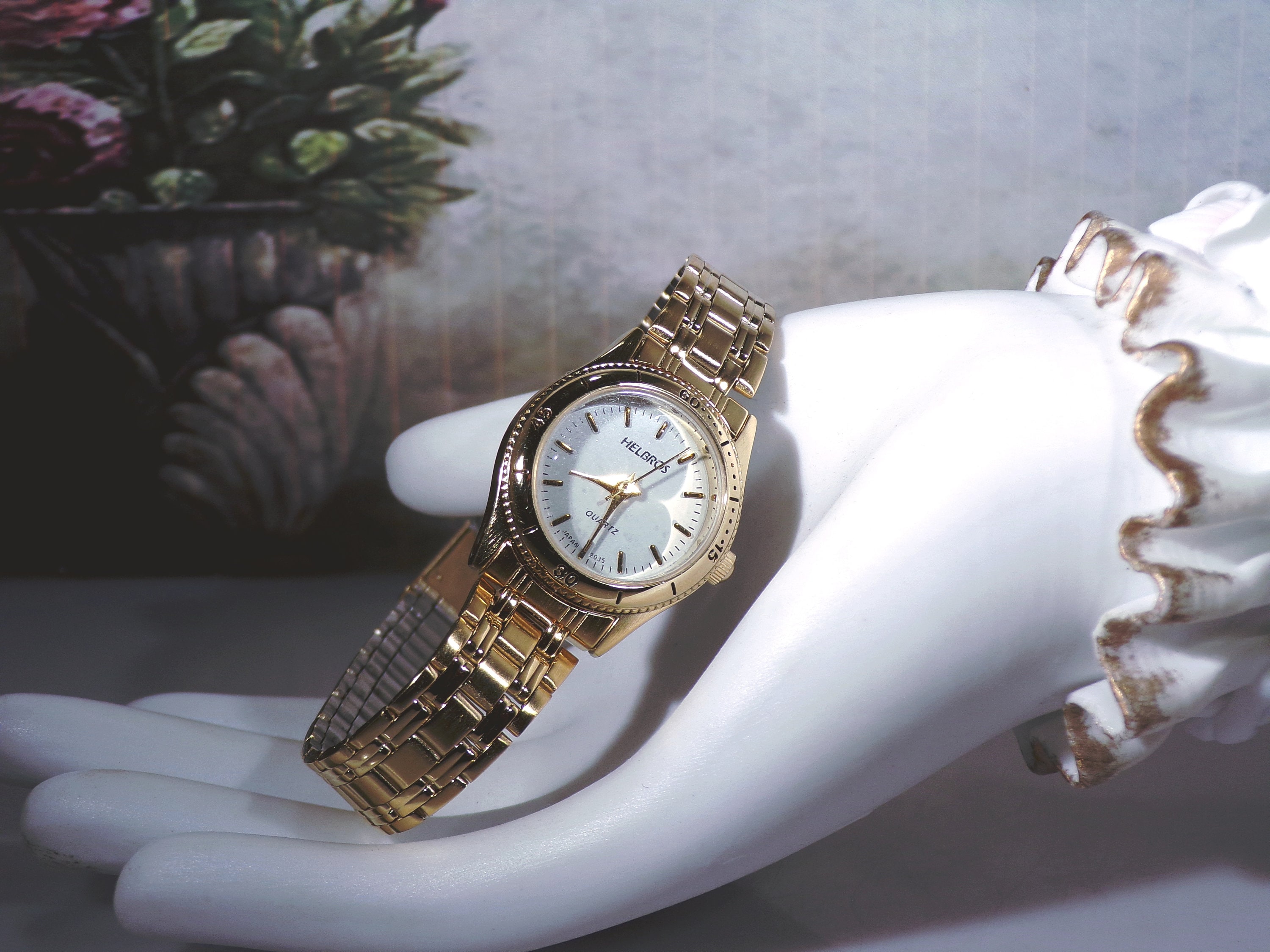 Helbros Womens Wristwatch, Quartz Analog With Second Hand, Clean Face With Gold Bracelet, NOS, Original Case & Sleeve, Vintage Wristwatch - Etsy Helbros Womens Wristwatch, Quartz Analog With Second Hand, Clean Face With Gold Bracelet, NOS, Original Case & Sleeve, Vintage Wristwatch - Etsy
