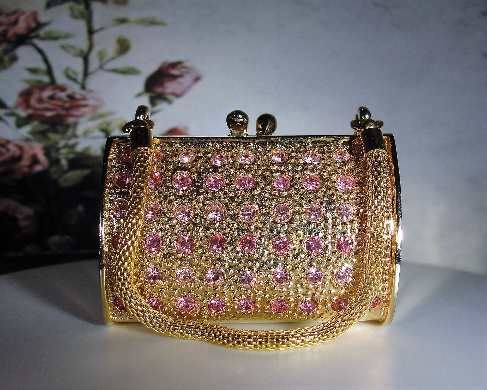 UBORSE Women Rhinestone Wedding Clutch Bag Bling Sequin Evening Purse  Vintage Crystal Beaded Cocktail Party Handbag Gold : Buy Online at Best  Price in KSA - Souq is now Amazon.sa: Fashion
