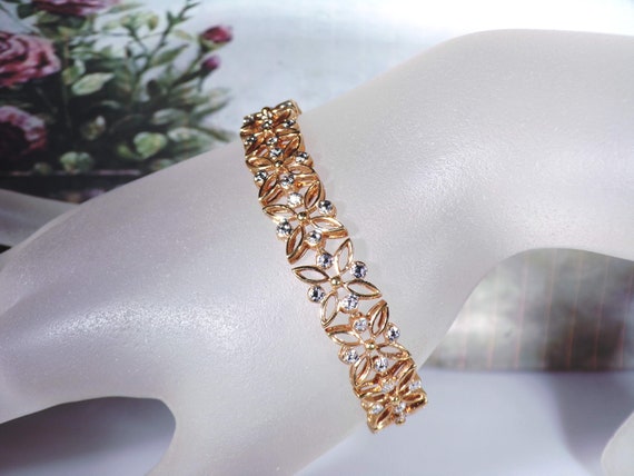 Rose Gold Bracelet – Rose Gold Plated and Diamond… - image 2