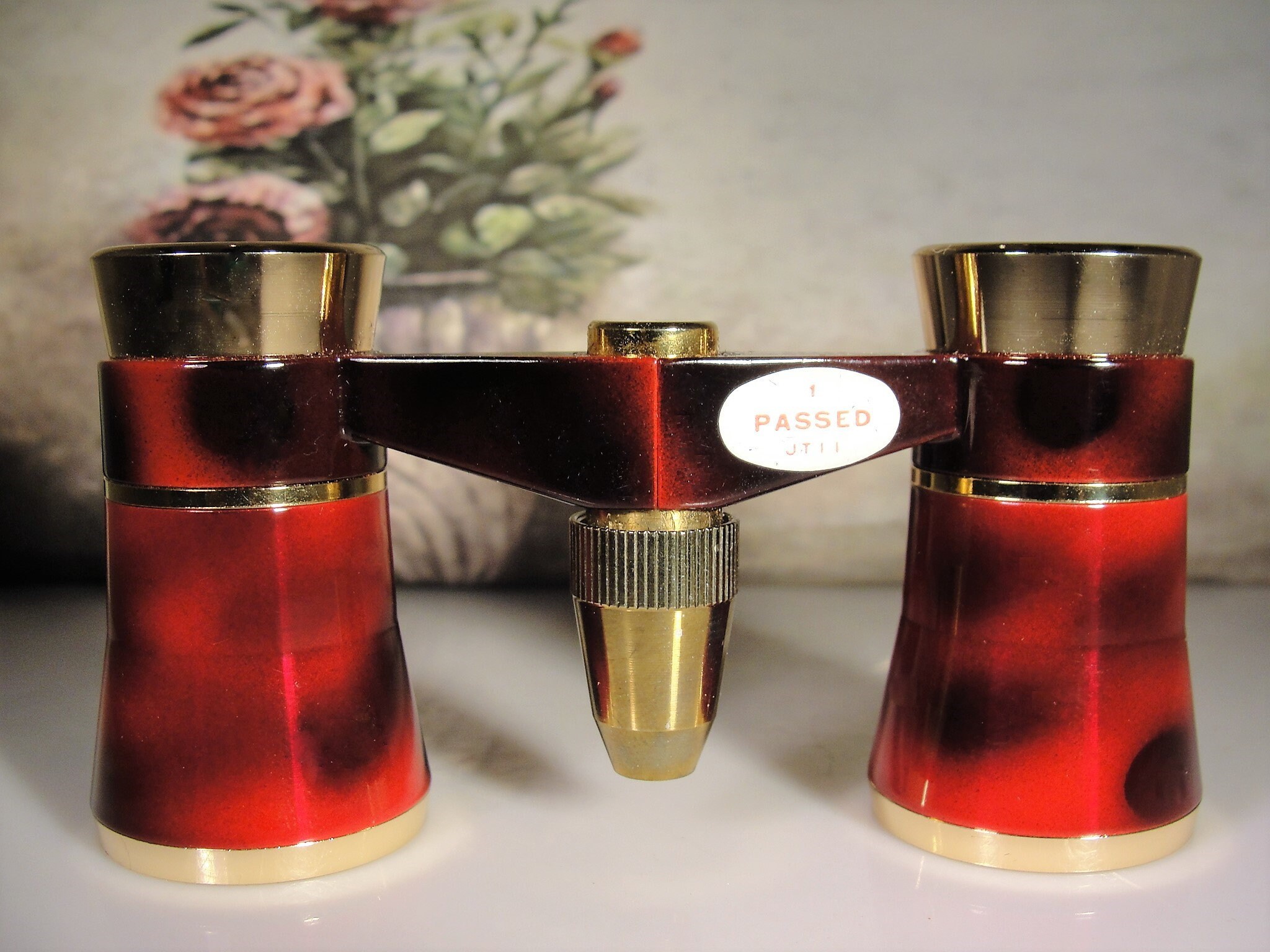 Reserved for Deb Opera Glasses, TASCO Burgundy & Black Opera Glasses