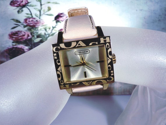 Vintage Coach Watch women’s Coach Vintage Swiss Made Ladies Silver Tank Watch Black  main image 4