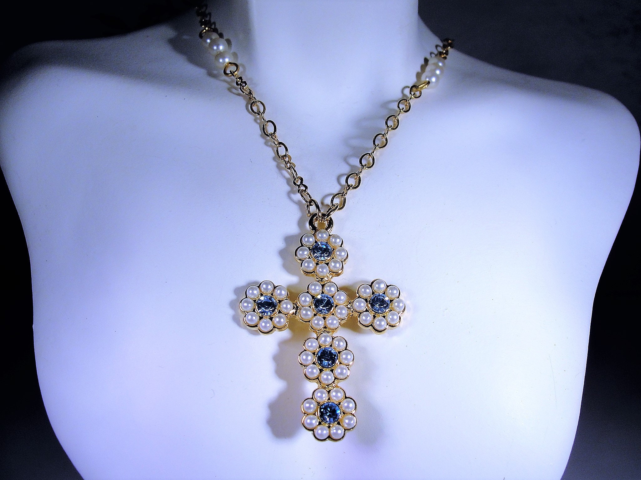 Camrose & Kross Necklace, Jacqueline Kennedy Bouvier Reproduction, JBK ...