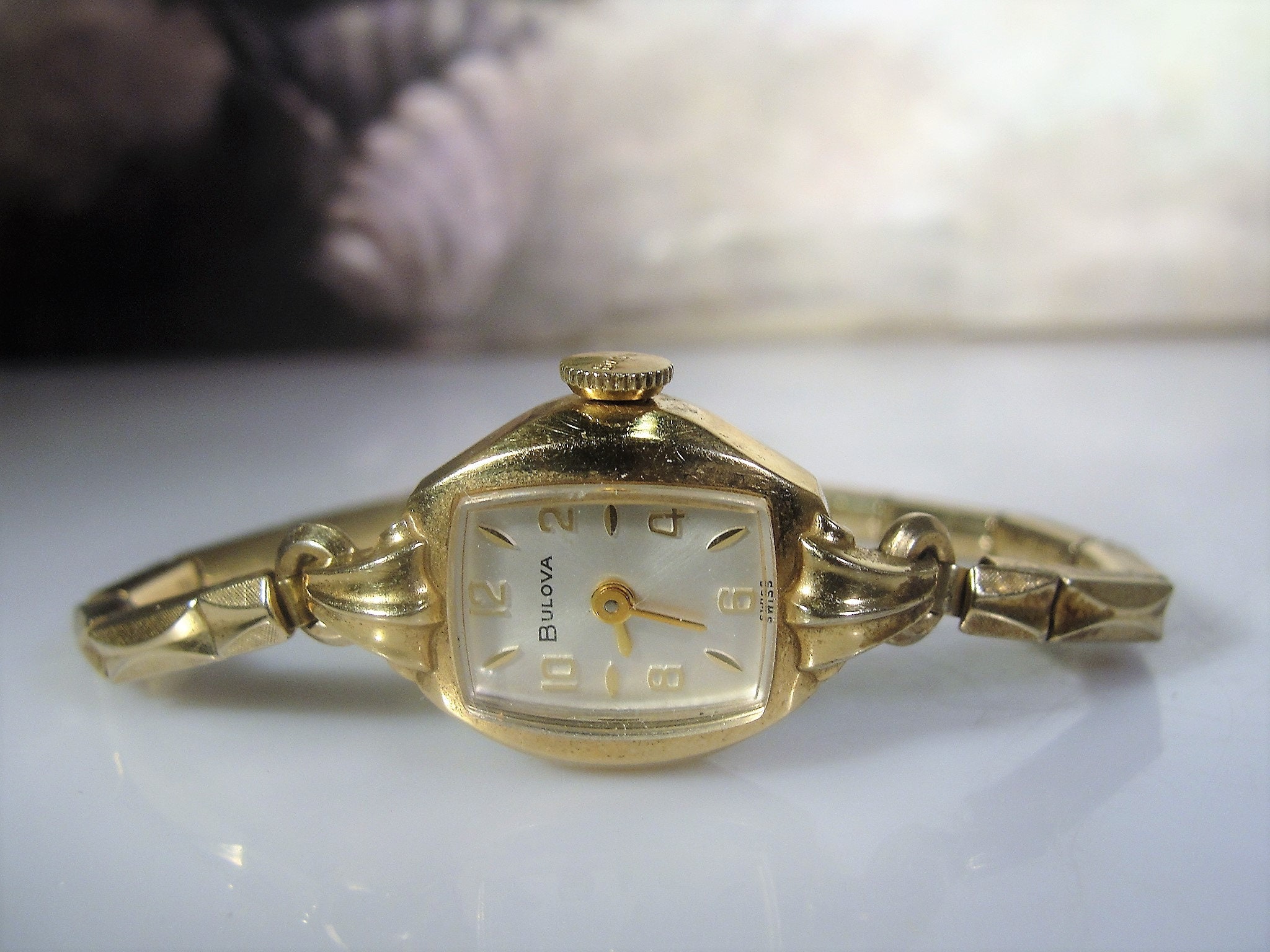 BULOVA Watch, Ladies Wrist Watch, Womens Wrist Watch, Mechanical Watch ...