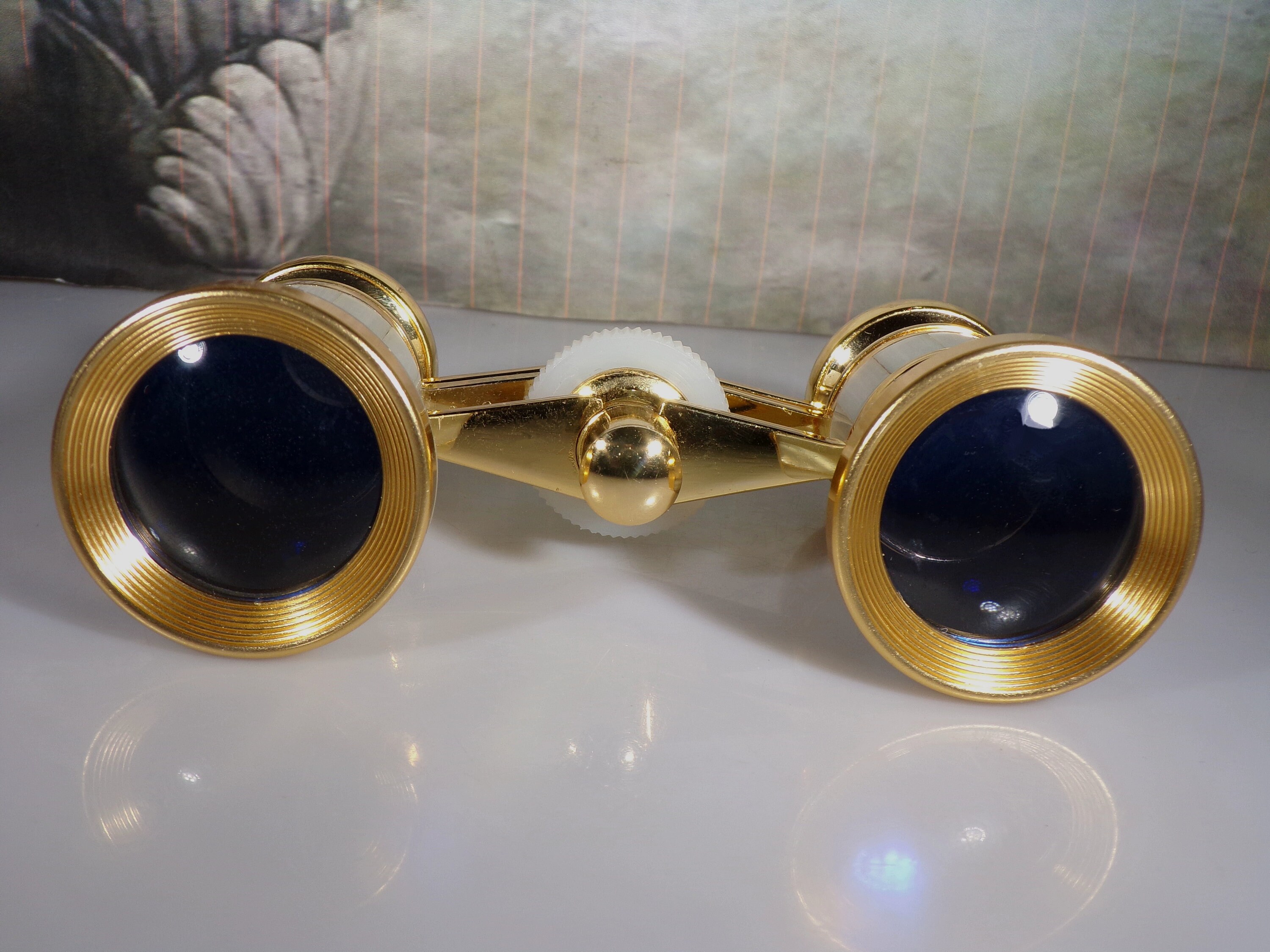 MAYFLOWER Mother of Pearl Opera Glasses, Magnification 3X, Come with