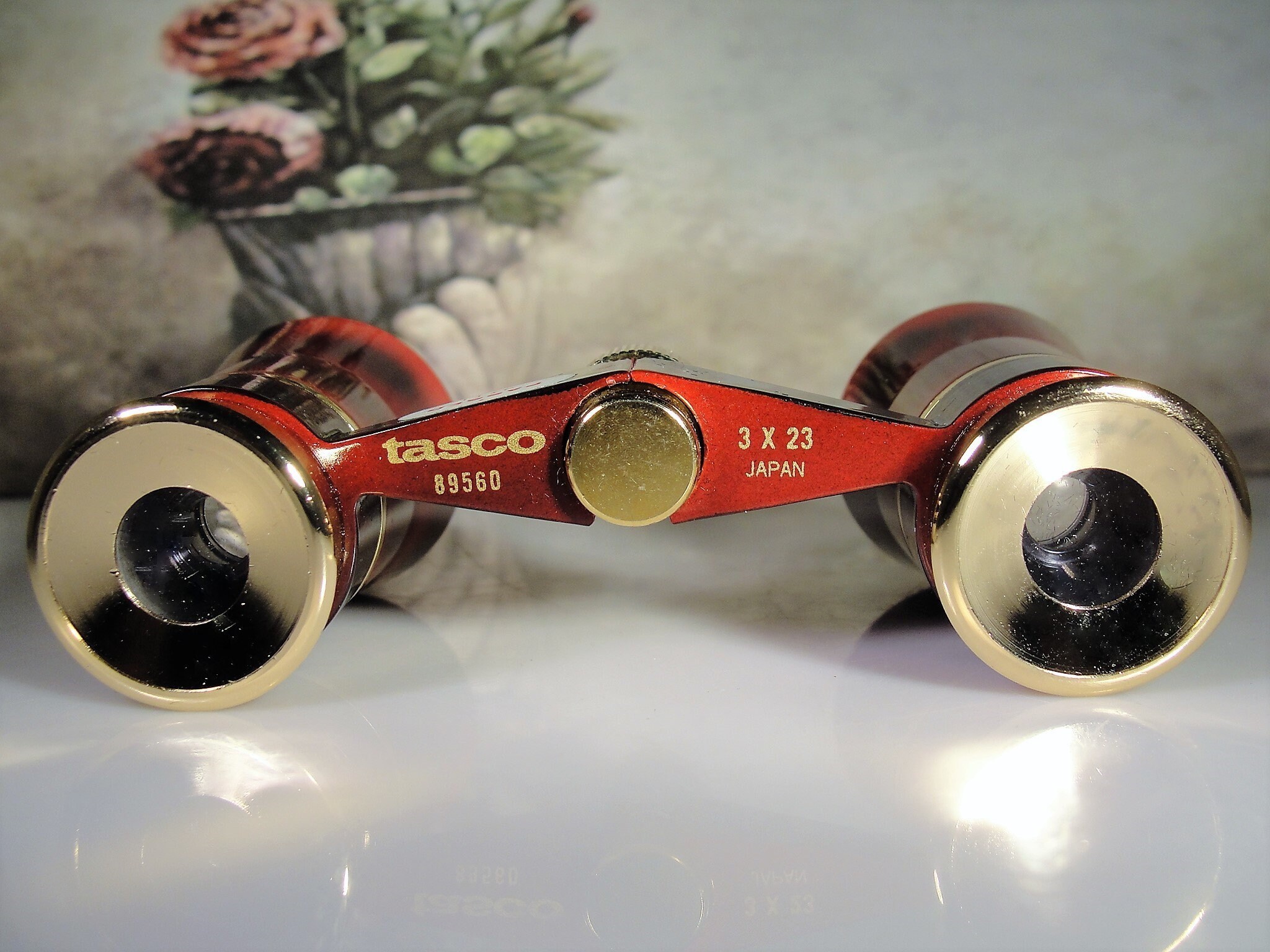 Reserved for Deb Opera Glasses, TASCO Burgundy & Black Opera Glasses