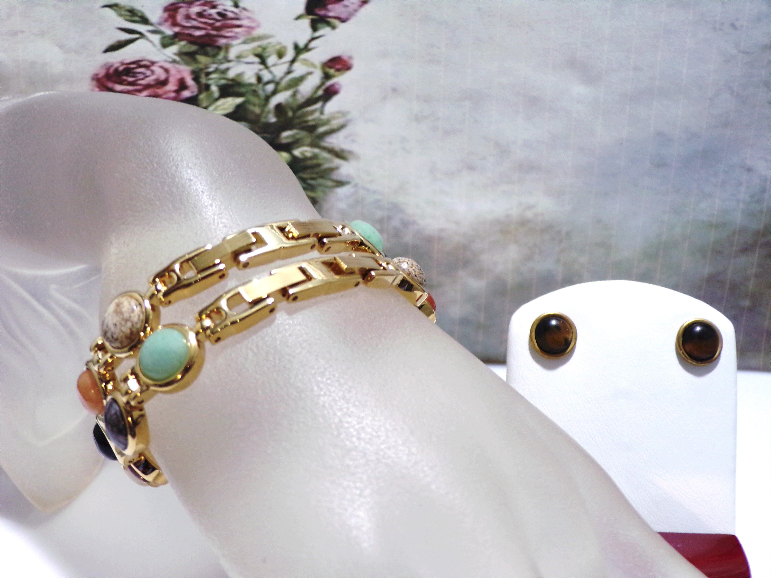 ELGIN Women's Wrist Watch Jewelry Set, Matching Bracelet ELGIN Women's Wrist Watch Jewelry Set, Matching Bracelet