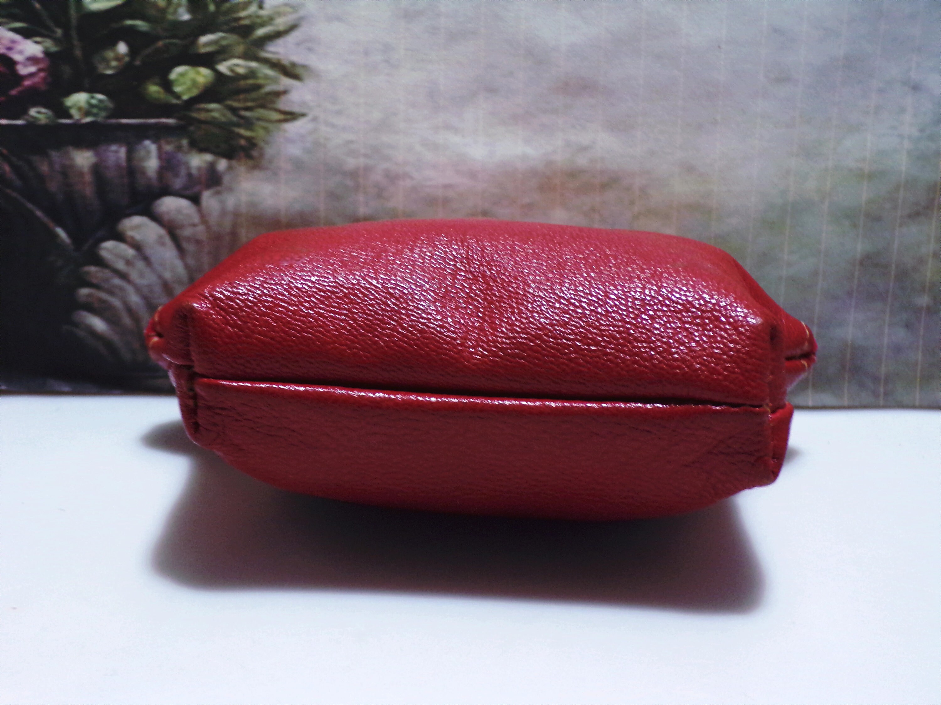 LA REINE French Opera Glasses, Red Leather Opera Glasses with a Red