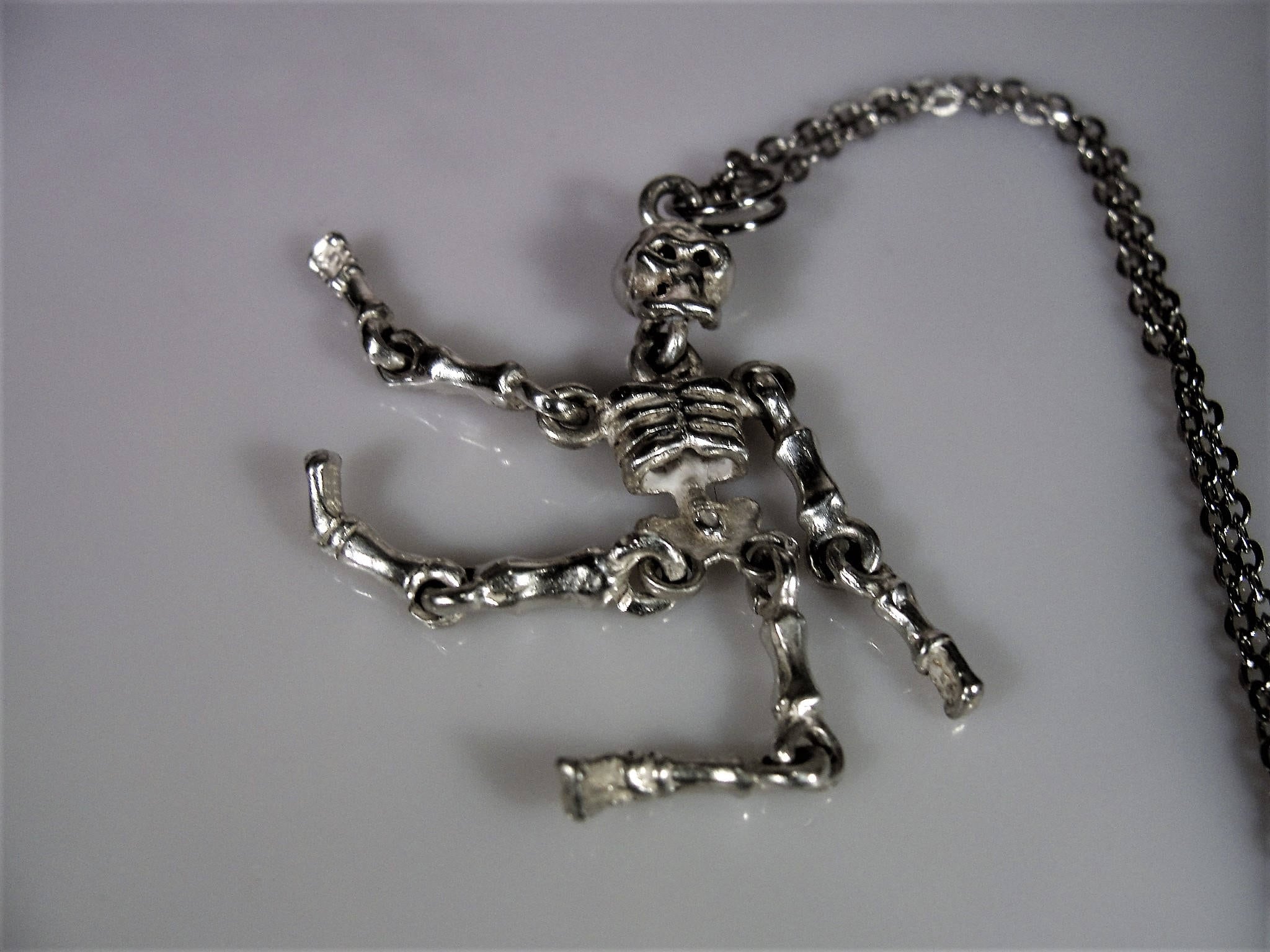 Sterling Silver Skeleton, Sterling Silver Skeleton Necklace