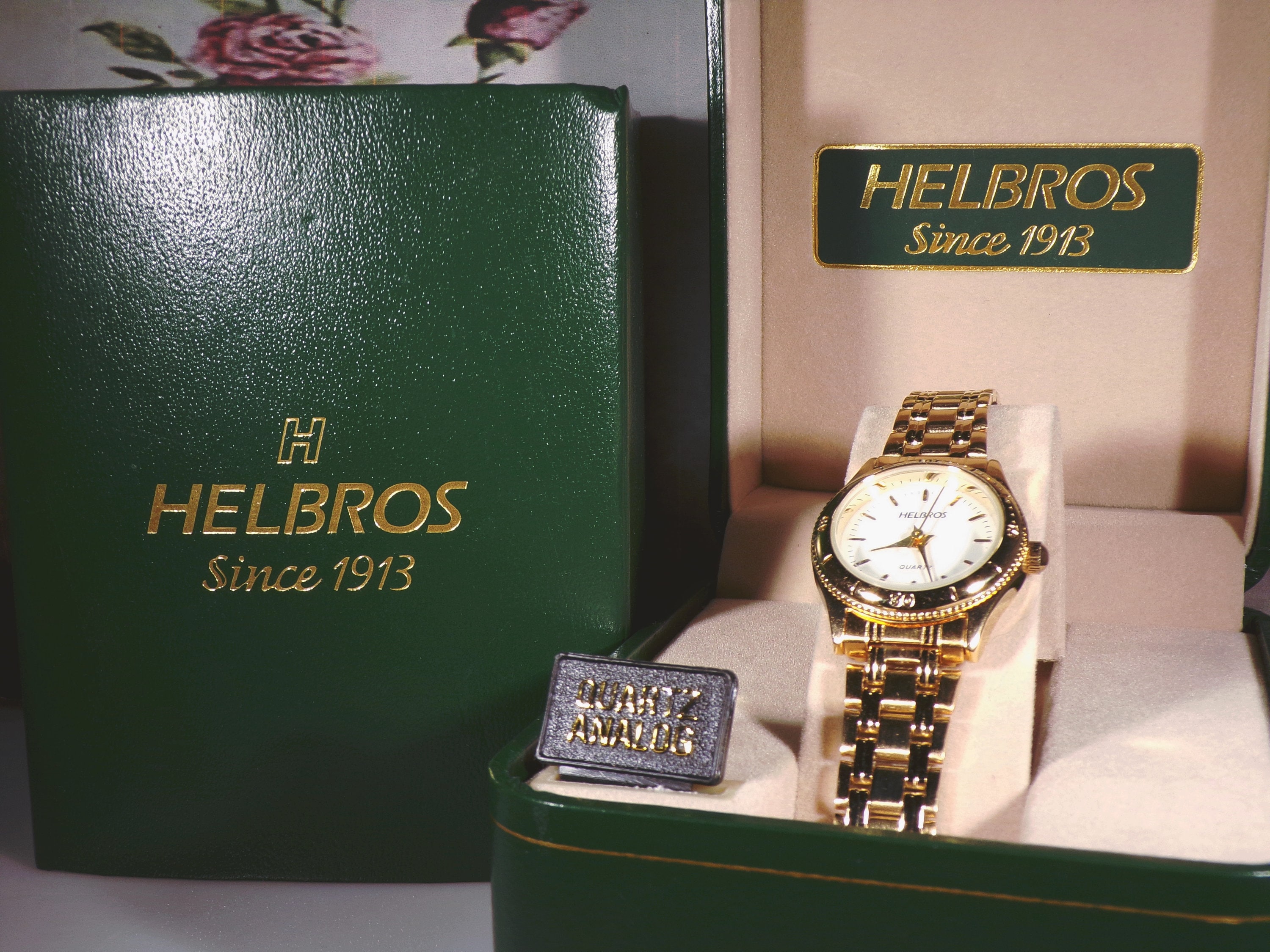 Helbros Womens Wristwatch, Quartz Analog With Second Hand, Clean Face With Gold Bracelet, NOS, Original Case & Sleeve, Vintage Wristwatch - Etsy Helbros Womens Wristwatch, Quartz Analog With Second Hand, Clean Face With Gold Bracelet, NOS, Original Case & Sleeve, Vintage Wristwatch - Etsy