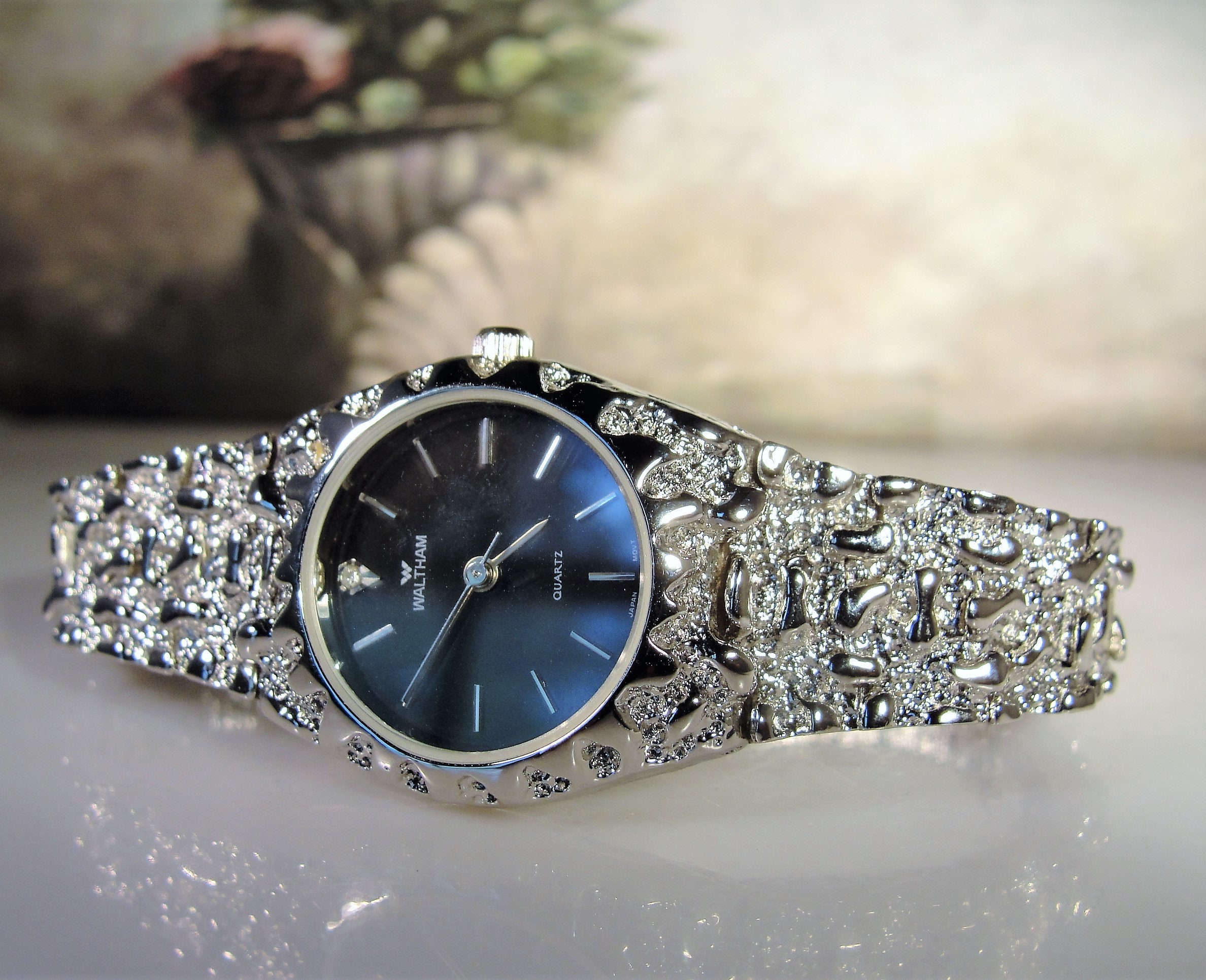 Reserved for Nadia: WALTHAM Diamond Collection Quartz Wrist Watch ...
