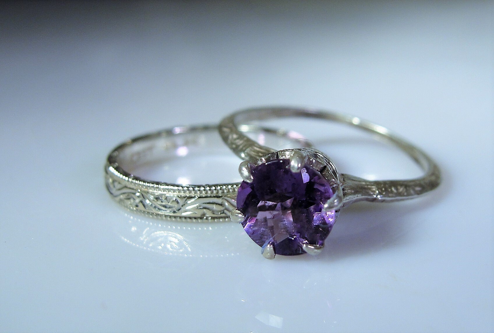 amethyst engagement ring vintage amethyst engagement ring vintage
