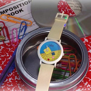 CV Cheval Watch – Memphis Collection Retro Graphic Style – Quartz Second Hand image 8