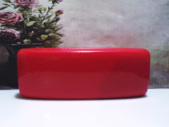 ELIZABETH ARDEN Red Glasses Case and Wine-Colored… - image 4