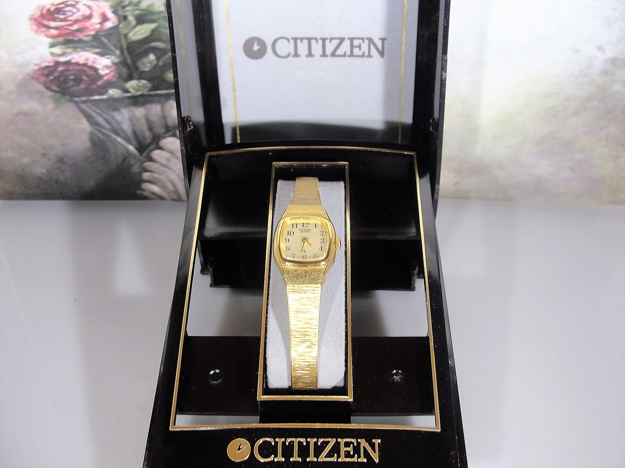 CITIZEN Women’s Quartz Gold Tone Wrist Watch, 5920S0150, Ladies Wrist