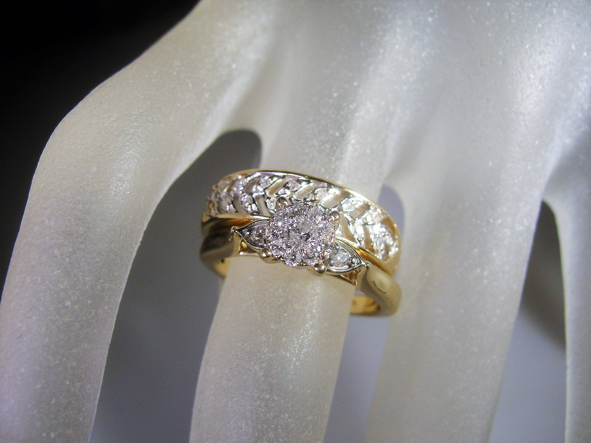 Reserved for Kyle: 10K Bridal Rings, Bridal Ring Set, Engagement Ring Reserved for Kyle: 10K Bridal Rings, Bridal Ring Set, Engagement Ring