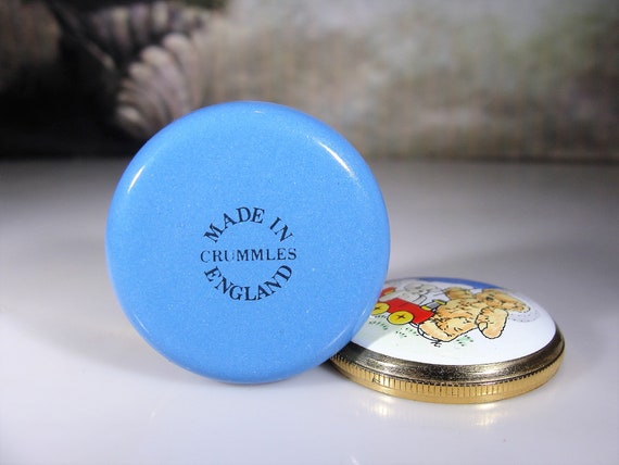 CRUMMLES ENAMELS Teddy Bear Trinket Box or Pill B… - image 4