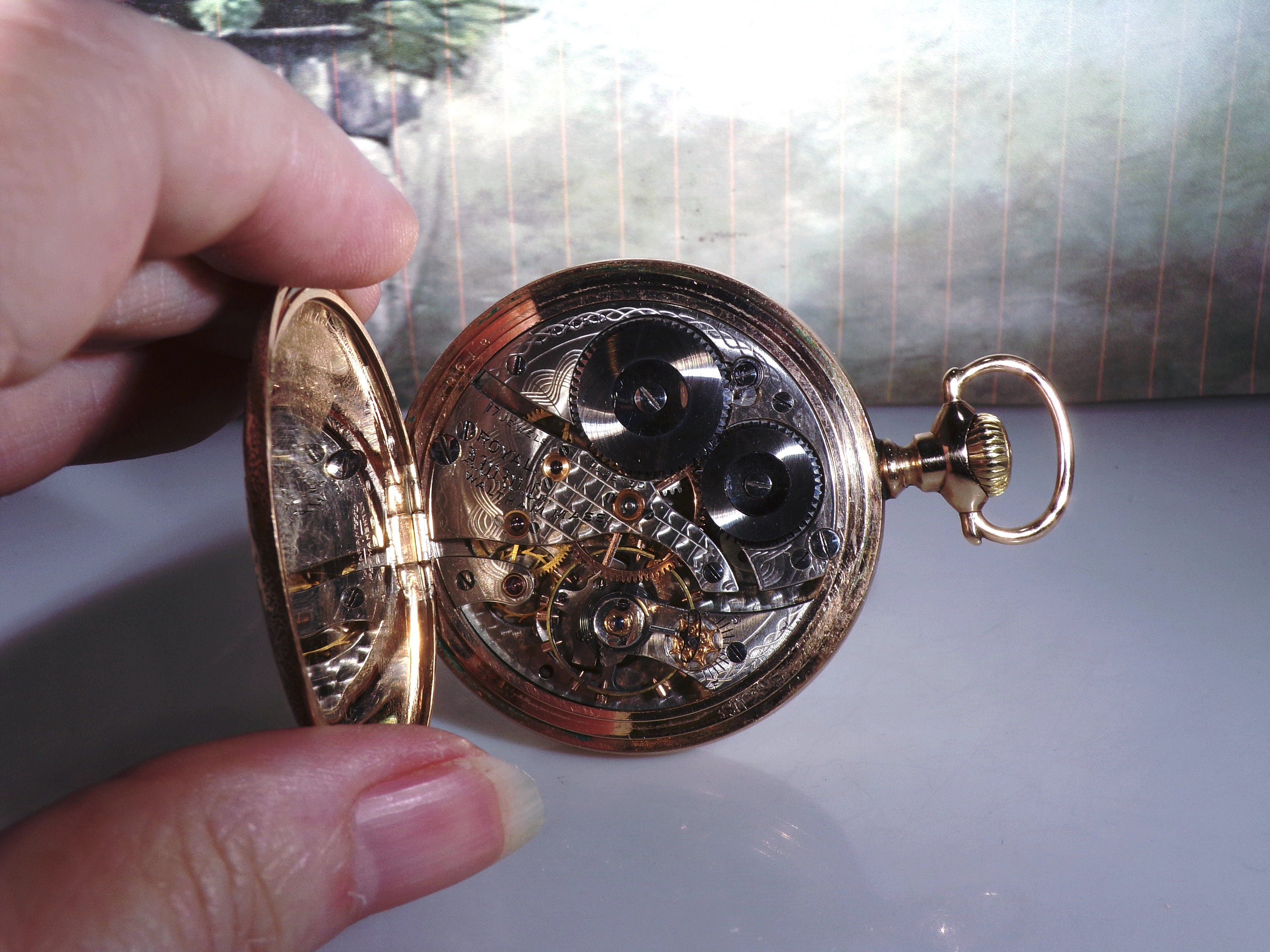 1909 WALTHAM WADSWORTH 17 Jewels Pocket Watch, 17 Jewels, 18s, ROYAL A