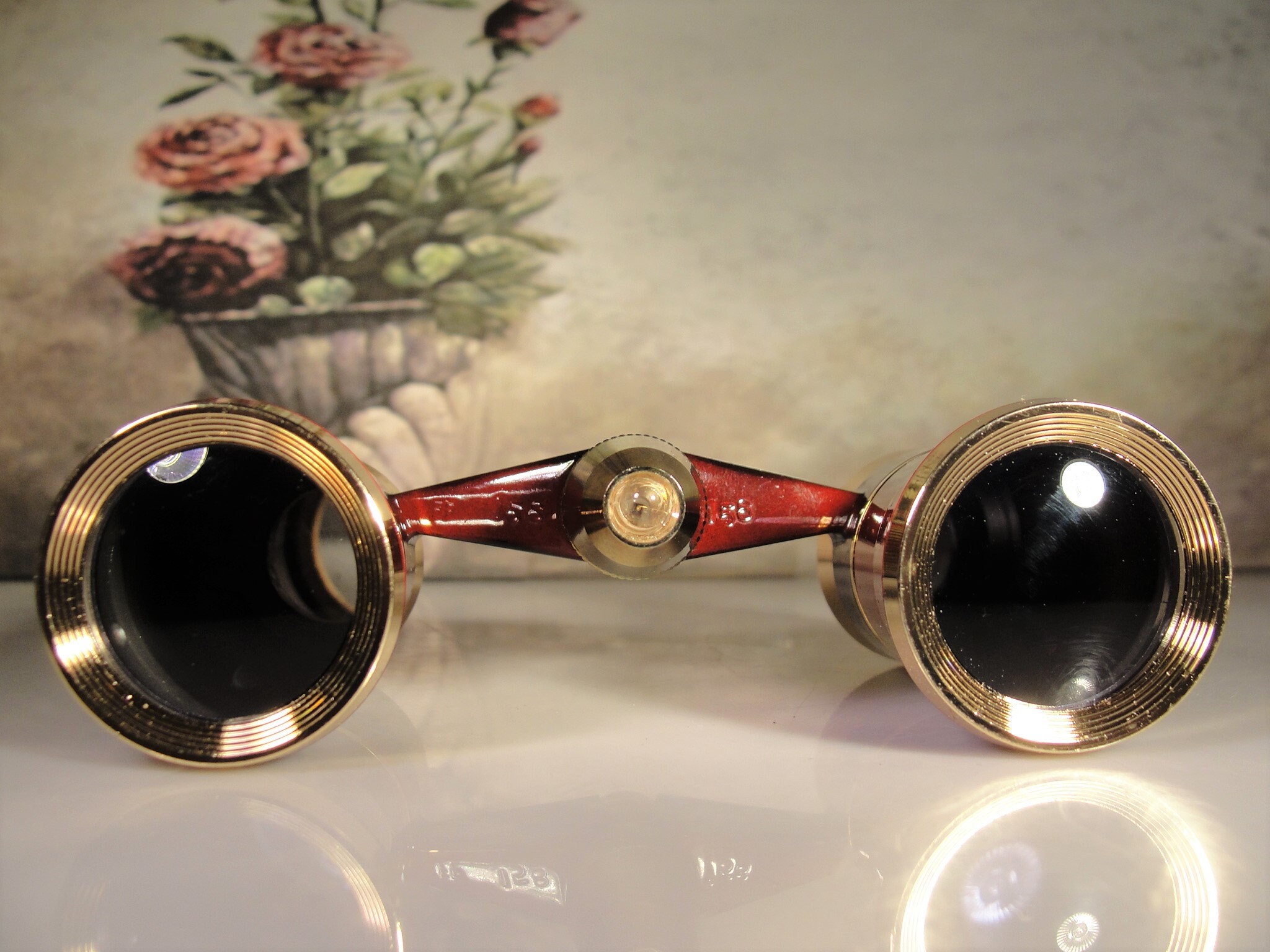 Reserved for Deb Opera Glasses, TASCO Burgundy & Black Opera Glasses