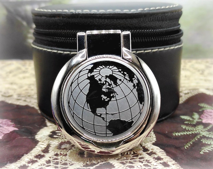 Miniature World Globe Travel Alarm Clock – DAKOTA Stainless Steel