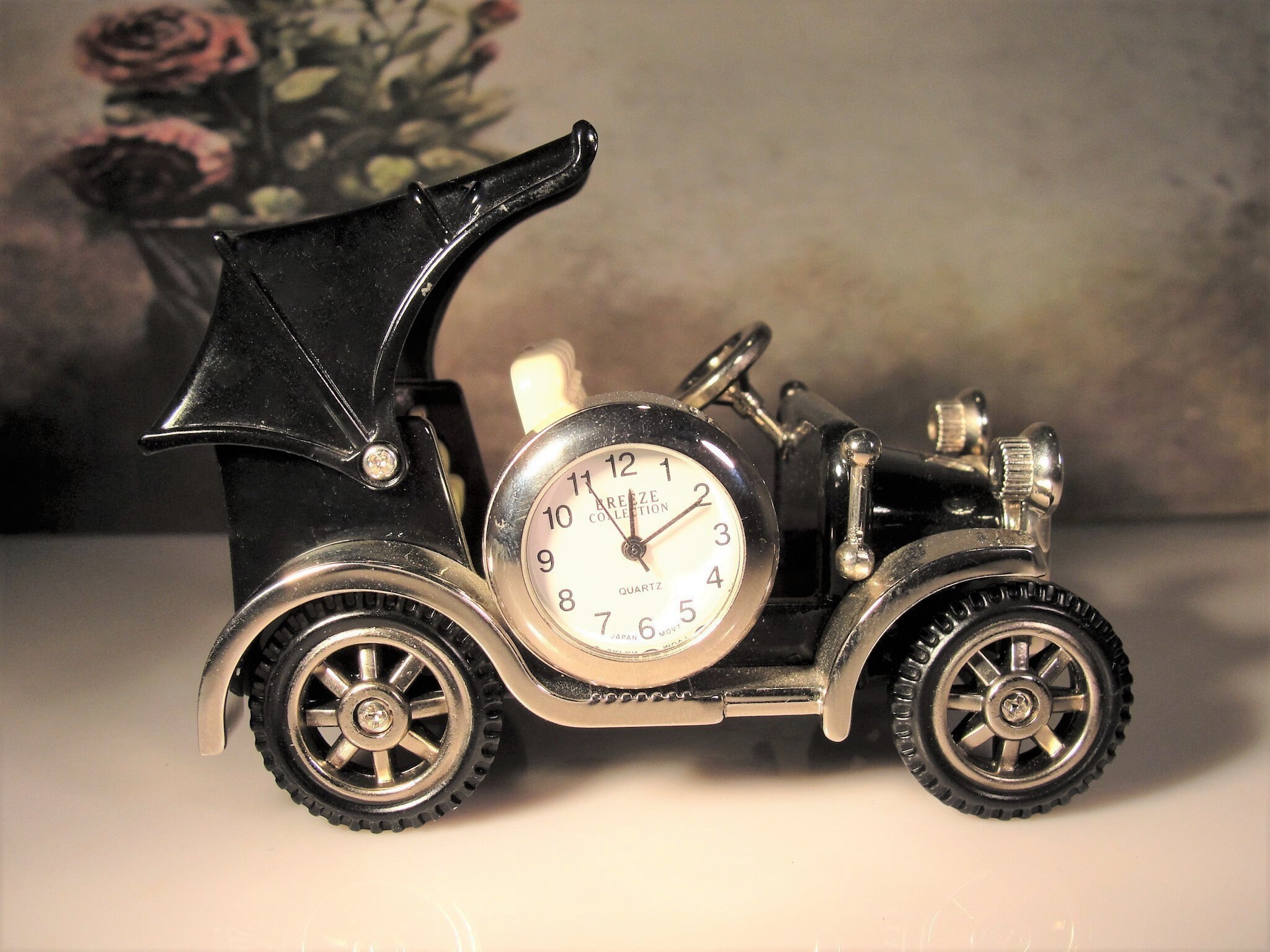 Reserved for Ellen Miniature Clock, Miniature ModelT Clock, Car Clock