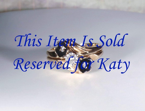 Reserved for Katy 5th Payment: Bridal Ring Set – … - image 1