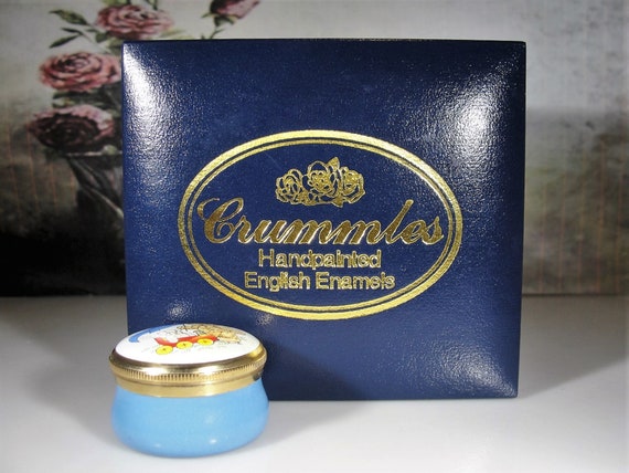 CRUMMLES ENAMELS Teddy Bear Trinket Box or Pill B… - image 10