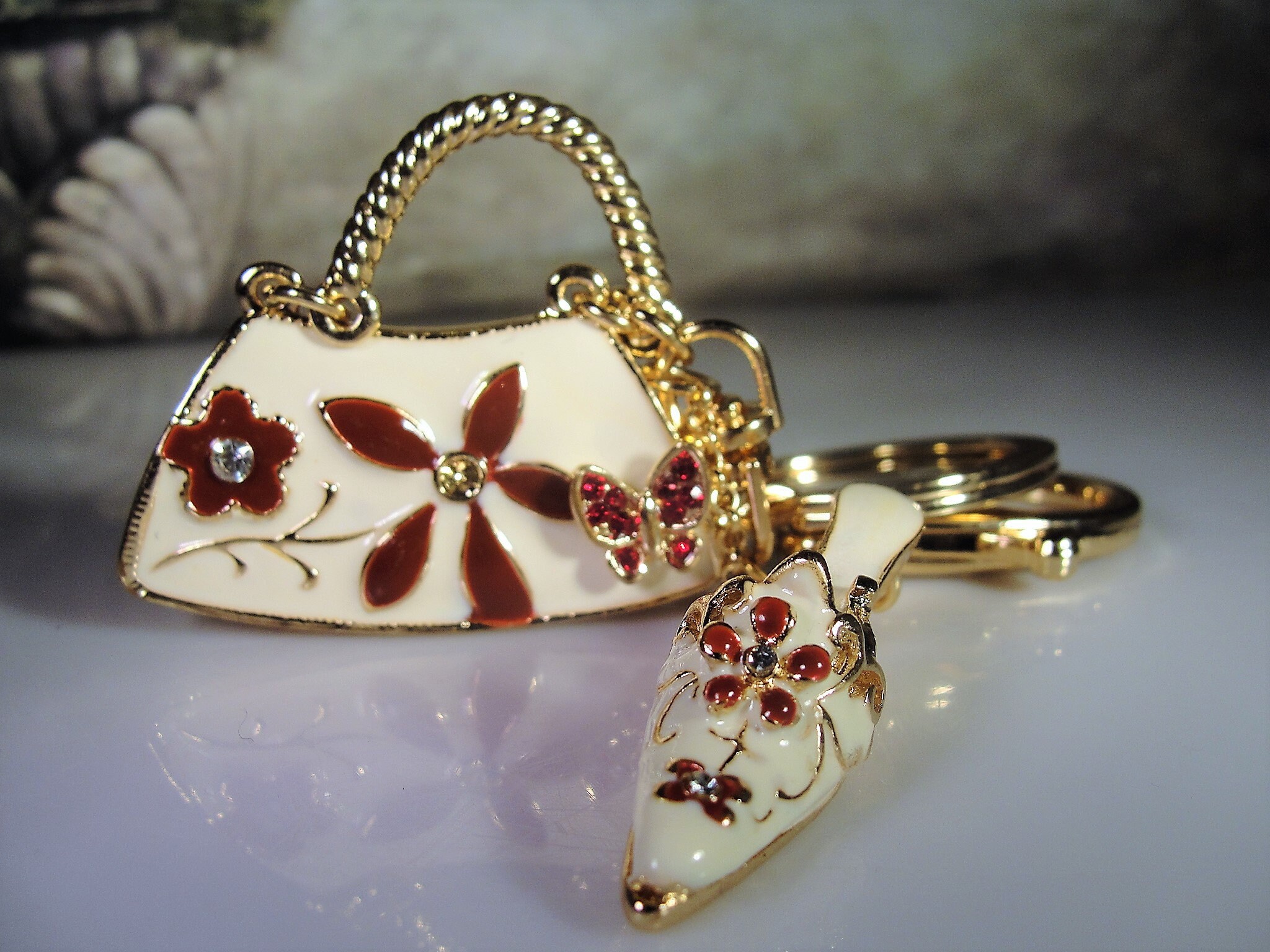 Purse and Shoe Charms, Key Ring Charms, Purse Charms, Shoe Charms